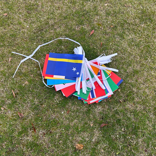Guirlande Drapeaux du Monde — Déco Fan Zone