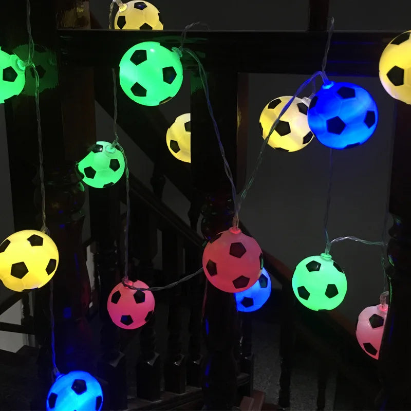 Guirlande Lumineuse LED Ballons de Foot
