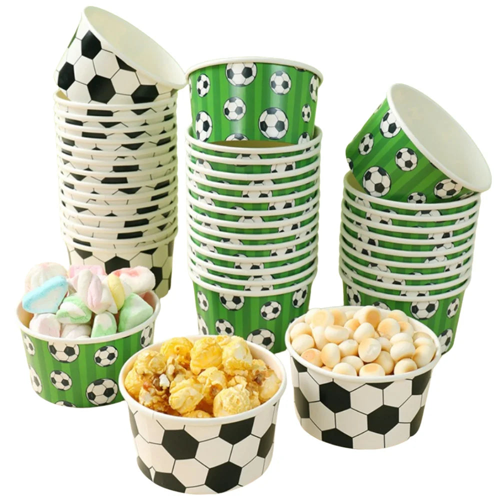 Bols Apéro Jetables — Déco Soirée Foot