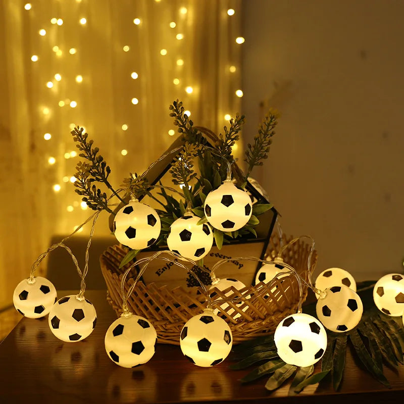 Guirlande Lumineuse LED Ballons de Foot