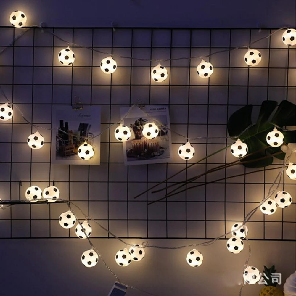 Guirlande Lumineuse LED Ballons de Foot