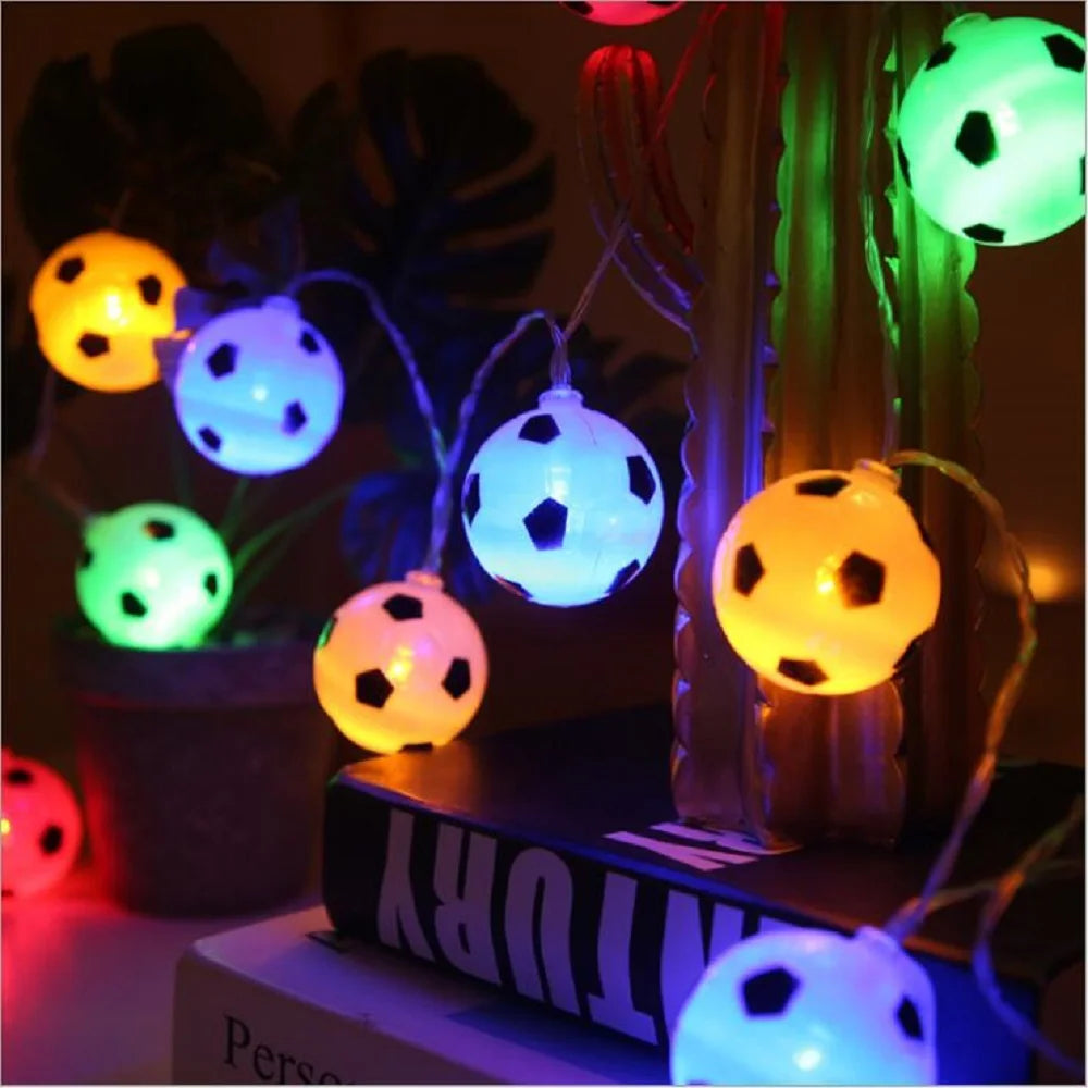 Guirlande Lumineuse LED Ballons de Foot