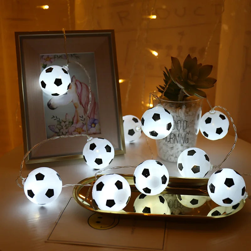 Guirlande Lumineuse LED Ballons de Foot